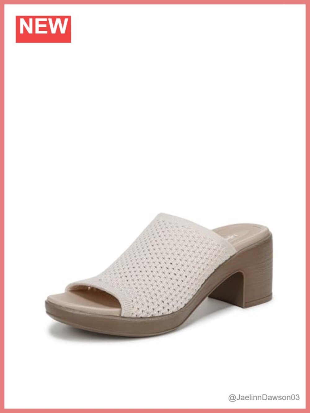 Women's Heeled Sandals Block Heel Slide Comfort
